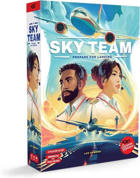 Scorpion Masqu Sky Team Board Game Co-op Game Ages 10 2 players 20 minutes T260321ZAWW