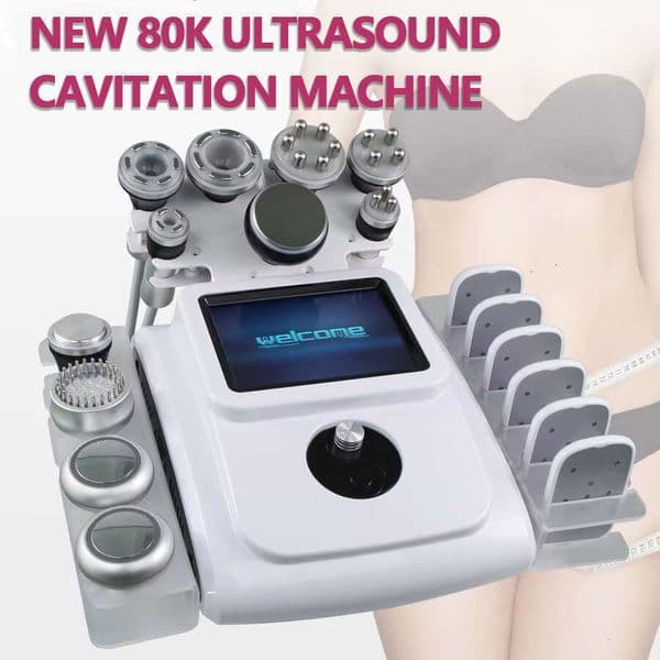 Salon Use 80K Cavitation + Vacuum Body Sculpting 12 In 1 Slimming Weight Loss Massage Physiotherapy RF Skin Rejuvenation Face Eye Lifting Instrumen