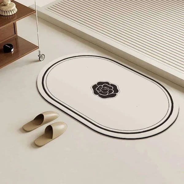 Designer Floor Mat Diatom Mud Mat, Absorbent cool carpet Slip, Dirt Resistant, Durable, And Non Washable Foot For Bathroom Use Free Shipping