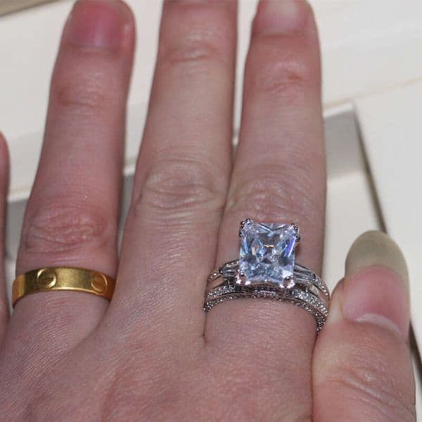 2026 exclusive new women's retro classic elegant wedding ring fashionable and versatile Valentine's Day gift