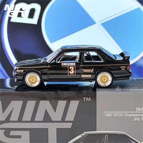 MINI GT 1/64 Minigt #608 M3 No. 3 Winner JPS ATCC Die-cast alloy car model 26H0323