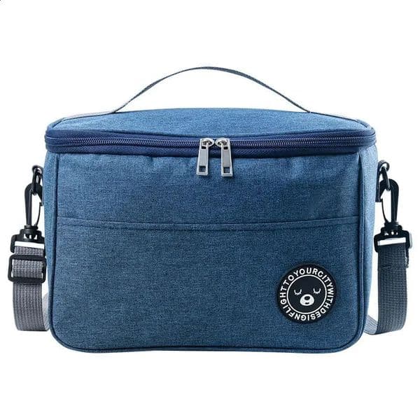Portable Lunch Bag Food Thermal Box Waterproof Office Cooler Lunchbox With Shoulder Strap Insulated Case Essential for picnics 260320