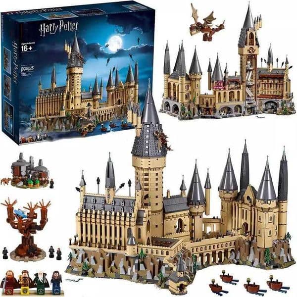 Assembled Building Blocks 71043 Castle Hogwarts Castle Model Assembling Building Block Toy X260323