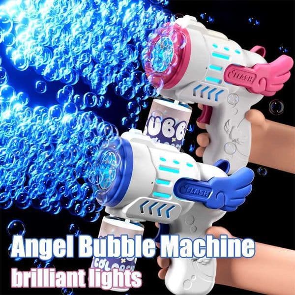 Fly Autatic Bubble Gun Rocket Bubbles hine Autatic Blower with for Beach Outdoor Bubble Gifts K260323