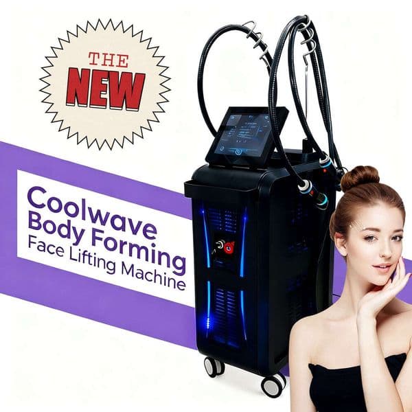 Professional Cold Wave Shaping Instrument Skin Tightening RF Therapy Collagen Regeneration Facial Lifting Cellulite Reduction Abdomen Firming Machine