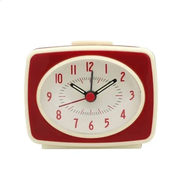 Nordic Alarm Clock for Student BatteryPowered Desktop Decoration Home Gifts Glow in The Dark with Fluorescent Hands 260323BJ