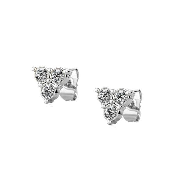 Exquisite INS-style live-streaming bestseller 925 silver needle heart earrings niche design cross earrings