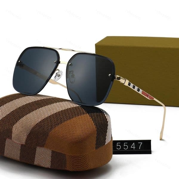 2026 Trendy Luxury Designer Sunglasses Unisex UV Protection Gradient Lens Metal Hinge Fashion Sun Glasses with Gift Box
