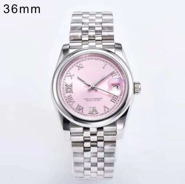YT Factory women with diamond 36mm White Dial A2813 Automatic Millennium Strap Fashion Watch Luxury Wristwatch