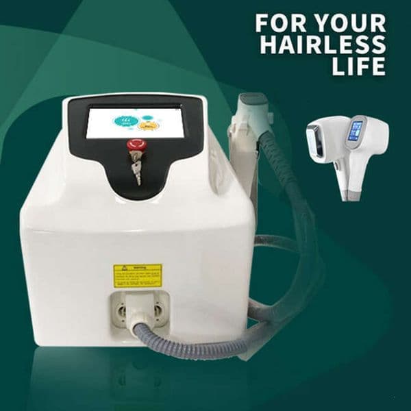 CE Approved Portable Hair Remove Pain-Free Machine 808 Diode Laser Big Spot Size Depilation Skin Whitening Strengthening Salon 1-10Hz Adjustabl