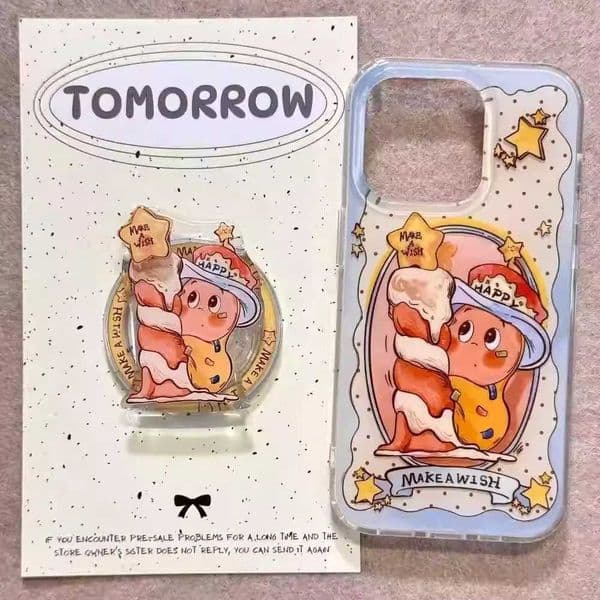 New Candle Star Man Rotating Phone Stand for Magnetic Attraction for Iphone 17 S26 Griptok Grip Tok Bracket H260323