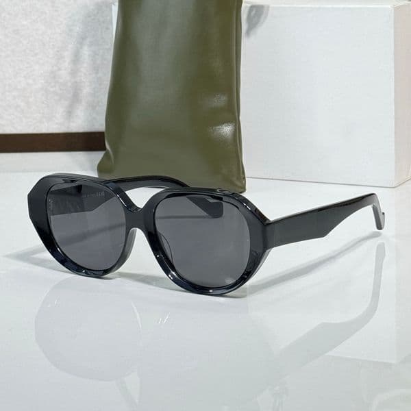 Women Oval Sunglasses Black/Dark Grey UV Protection Glasses Designer Glasses Summer Sunnies Gafas de sol Shades Eyewear