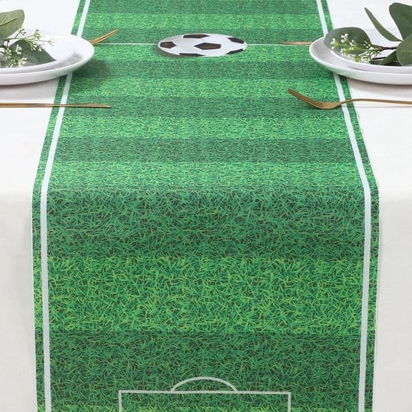 180x35cm Football Table Runner Soccer Birthday Decor Sports Theme Cover Baby Shower Supplies 260323BJ
