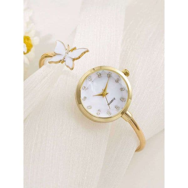 Beimu face bracelet butterfly high-end women's compact open jewelry watch