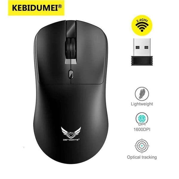 2.4G Wireless Mouse Ergonomic Adjustable 800-1200-1600 DPI Lightweight Rechargeable Office Gaming Mice For PC/Laptop/Macbook Pro 26L0323