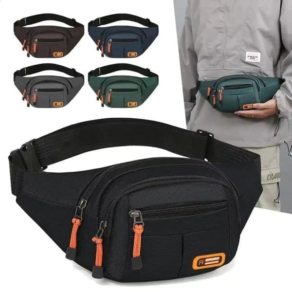 Oxford Mens Crossbody Bags Large Capacity Durable Chest Shoulder Bag Waterproof Multifunctional Waist Men Women 260323