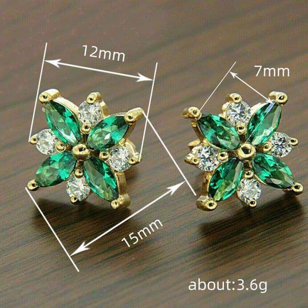 Jewelry two-tone for women niche design with a high-end feel fashionable 2026 new hot-selling earrings