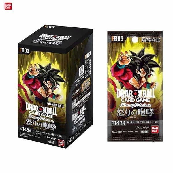 BANDAI Super Fusion World Box Raging Roar FB03 24 Packs BOX L26032340S9