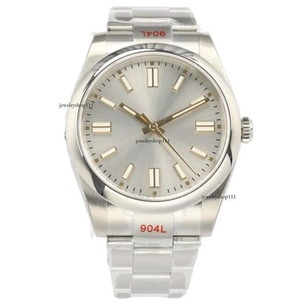 Mens Quartz Movement Watch 36mm 41mm Stainless Steel Silver Strap Calendar Men Wristwatches Fashion Business Wristwatch Montre De Luxe