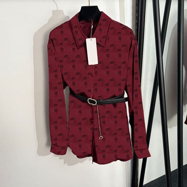 Luxury Women Lapel Neck Shirts Velvet Elegant Slim Fit Buttons Blouses Autumn Spring Evening Party Birthday Long Sleeve Tops