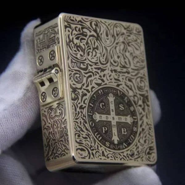 Personalized Zorrobrass Kero Sene Creative Carving Pattern Lighter Smoking Accessories Men's High End Festival Gift Tool