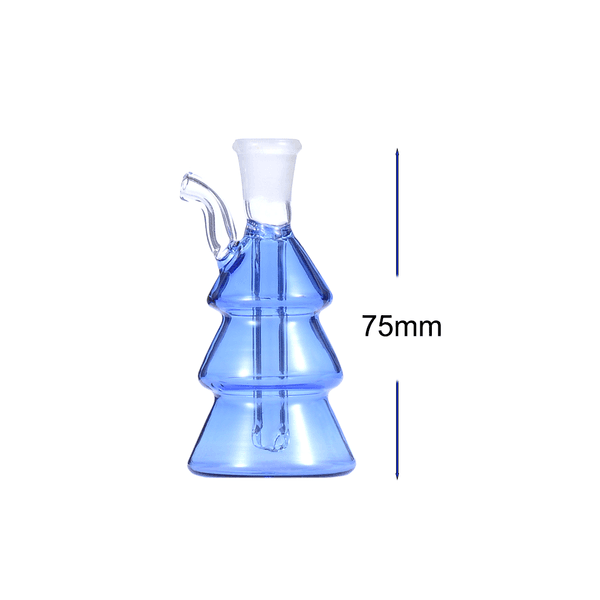10mm Mini Christmas Tree Shape Glass Oil Burner Water Pipe