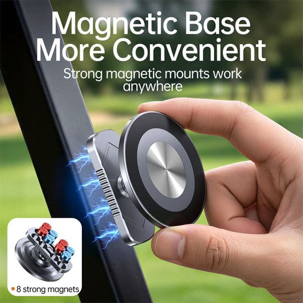 Portable C20J Double Sided Magnetic Mounting System for Phones During Sports Activities