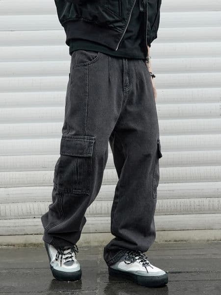 Y2k Baggy Jeans Male Hip Hop Harajuku Trousers Wide Leg Denim Pants Mens Streetwear Korean Oversize Cargo 260323BJ