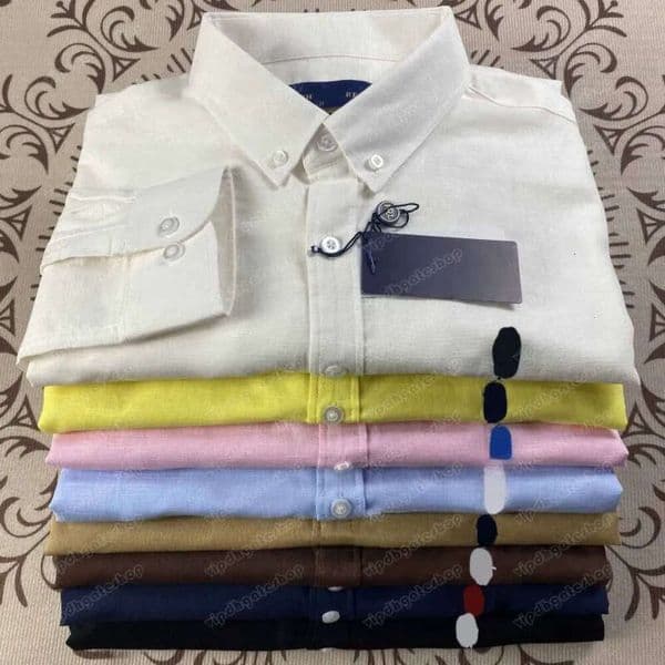 Designer Men Shirts Dress Polos High Quality Embroidered Polo Shirt Summer T-Shirt Top And Autumn Long Sleeves Trend Casual Business Shirts Long Short Sleeve Autumn
