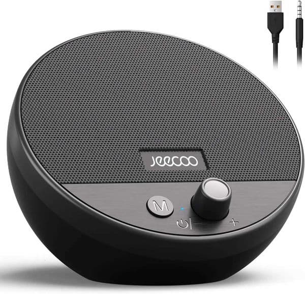 Jeecoo A10 USB Plug-N-Play Laptop Speakers Bluetooth Computer SpeakersVolume Knob Speaker with for PC DesktopLaptop X260323