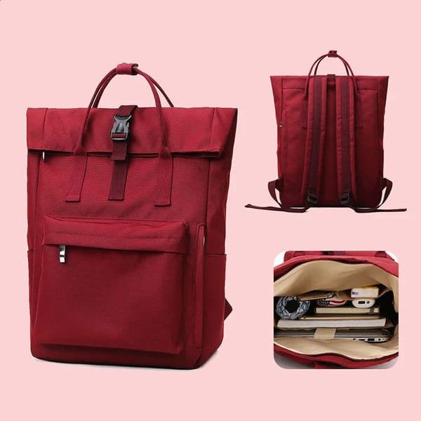 Schoolbag Female College Student Large Capacity Backpack 2026 Niche Notebook 14Inch Computer Bag Girls 260323