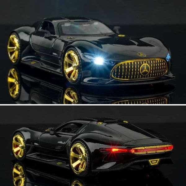 1:32 GT Diecast Metal Alloy Model Car Sound and Light Hobbies High Simulation Collections Ornaments Boyfriend 26H0323