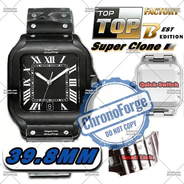 Super Clone Luxury Designer Watches Mens Watch Mirror Quality Automatic Mechanical Movement 904L Stainless Steel Rubber Leather Strap Quick Switch and Smart Link