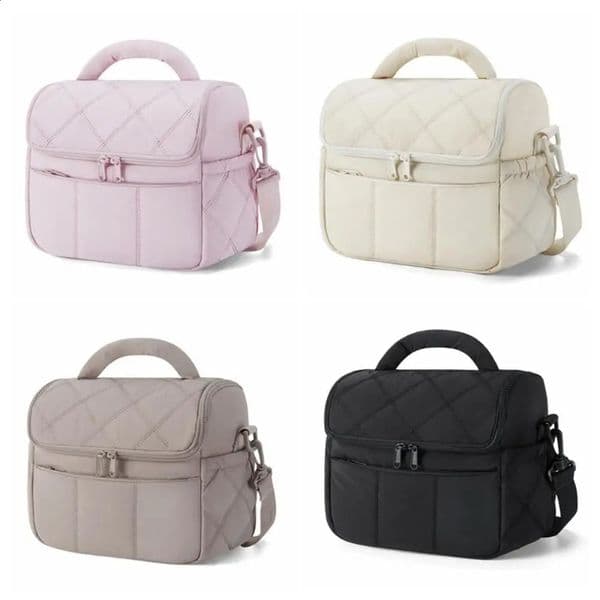 Nylon Lunch Bag Reusable Multi-functional Insulated Lunch Box Leakproof Insulated Bag Women Special Purpose Bags 260320