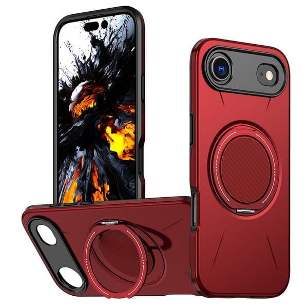Phone Case For Iphone 17 Air 16 16E 15 14 13 12 11 Pro Plus Max Military Drop Protection Ring Support Cover