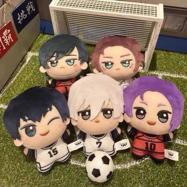 10cm New Blue Lock Plush Pendant KeyChain Yoichi Isagi Nagi Seishiro Mikage Reo Rin Itoshi Sae Action Doll Toy Gift H260323
