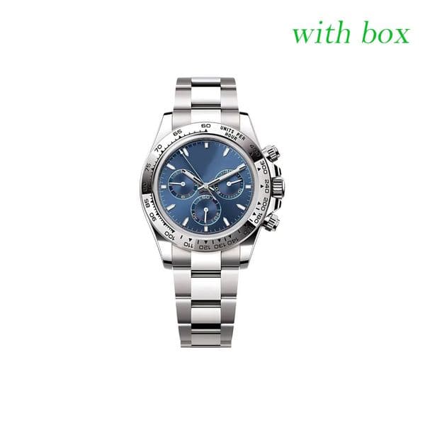 Mens designer Watch 40MM dial mans luxury wristwatches 2813 movement automatic Watches 904L stainless steel/rubber Strap Sapphire Luminous montre with box