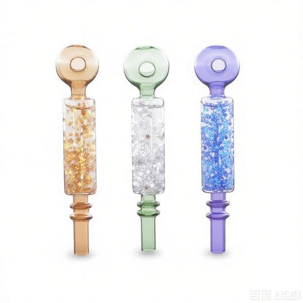 Wholesale colorful Spiral Glass smoking oil burner pipes Glycerin Coil glass spoon pipes portable hand pipe smoking bubbler