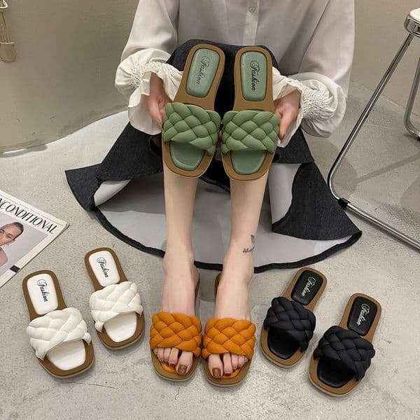 Summer new flat bottomed one line sandals for women anti slip version and womens sandals for womens outerwear 250117 S260528