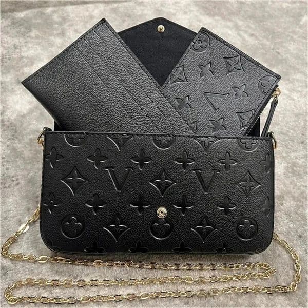 With Box Luxury Designer Bag 3 Multi FELICIE POCHETTE Chain Handbag Crossbody Purse Women Shoulder Bags Lady Tote Wallet louisities bag Vouiton backpack AAA