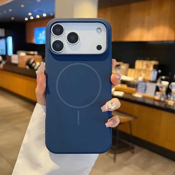 NEW Liquid Silicone Phone Case For iPhone 17 Pro Max Air 16 15 Plus 14 13 12 Magnetic Wireless Charging Luxury Cover H260323