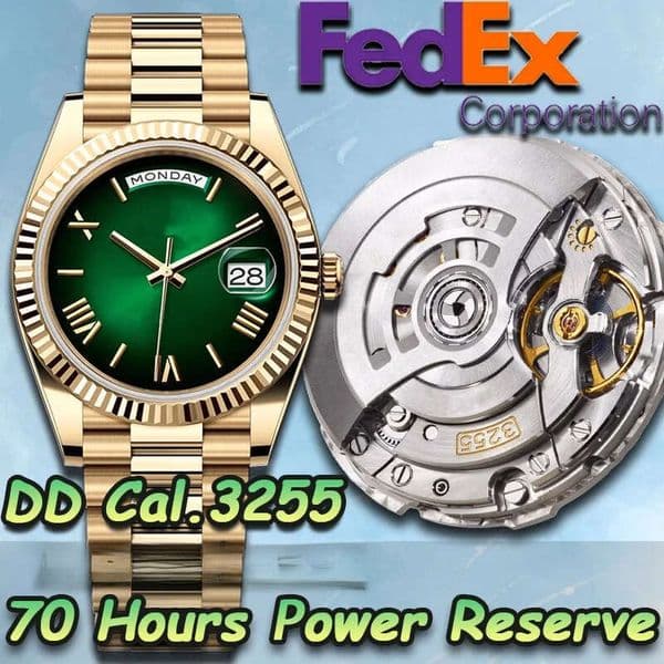 Mens Luxury Designer Watches Men Super Quality Top ARFactory 40MM Cal.3255 Movement Mechanical Watch 904L Steel Sapphire Waterproof Fedex With Box