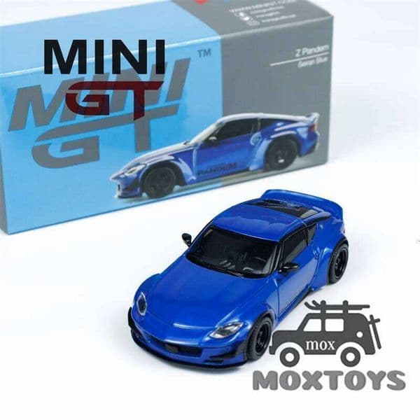 MINI GT 1:64 Z Pandem Seiran Blue LHD Diecast Model Car 26H0323