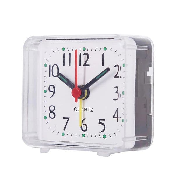 Digital Alarm Clock Bedside Small Quartz Battery Operated Square Student Bedroom Wake Up With Beeping Sound 260323