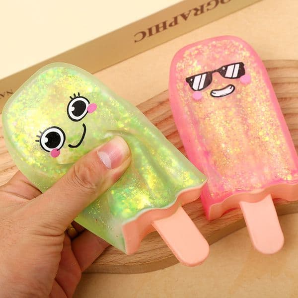 Maltose Popsicle Toys Slow Rising Stress Relief Toys Soft Cute Fidget Toys For Kids Adults Anti-Anxiety Fun Gift