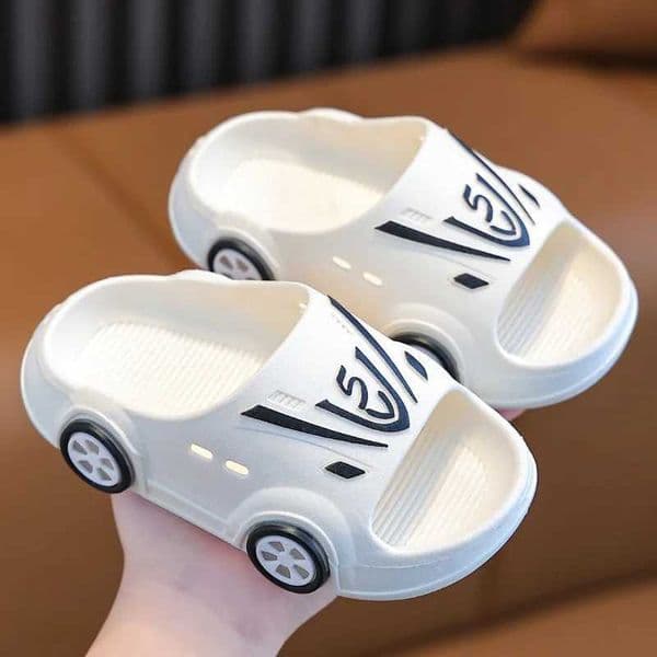Summer Home Slippers s Soft Soled Non-slip Sandals Fashion Car Design slippers Baby Unisex PVC Baby Beach Shoes S251229
