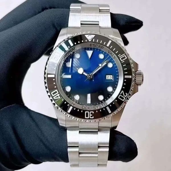 Mens high quality 44mm SEA Ceramic Bezel designer watch Automatic mechanical stainless steel sapphire montre luxe