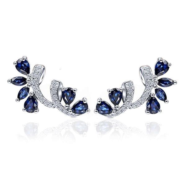 Instagram-style floral earrings women high-end niche design flower vine earrings wholesale for night market stalls