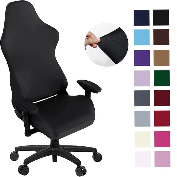 Ergonomic Office Computer Game Chair Slipcovers Stretchy Polyester Reclining Racing Gaming Covers 260323