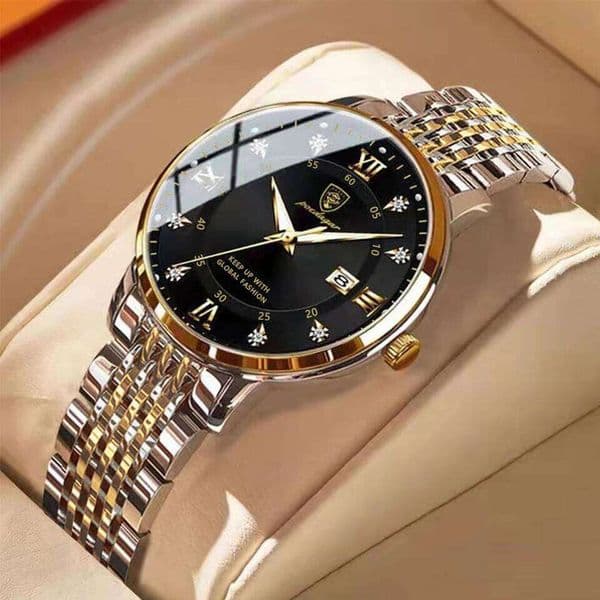 POEDAGAR Top Luxury Fashion Women Watches Waterproof Luminous Date Ladies Quartz Stainless Steel Simple Casual Woman Watch 26Y0323